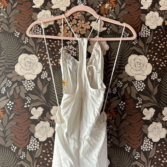 NWT Christopher Esber Disconnect Ruched Halter Dress in Natural size 4 - Picture 11 of 11